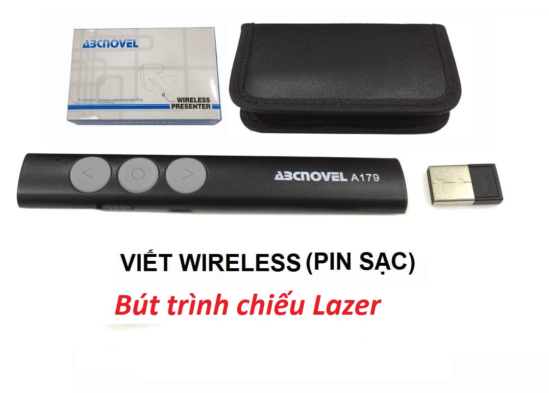 BÚT TRÌNH CHIẾU LASER WIRELESS A179