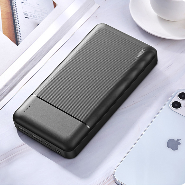 Pin Dự Phòng 30000mah Remax RPP-167 Lango Series Fast Charing 2.1A tích hợp 2 cổng USB - Hàng nhập khẩu