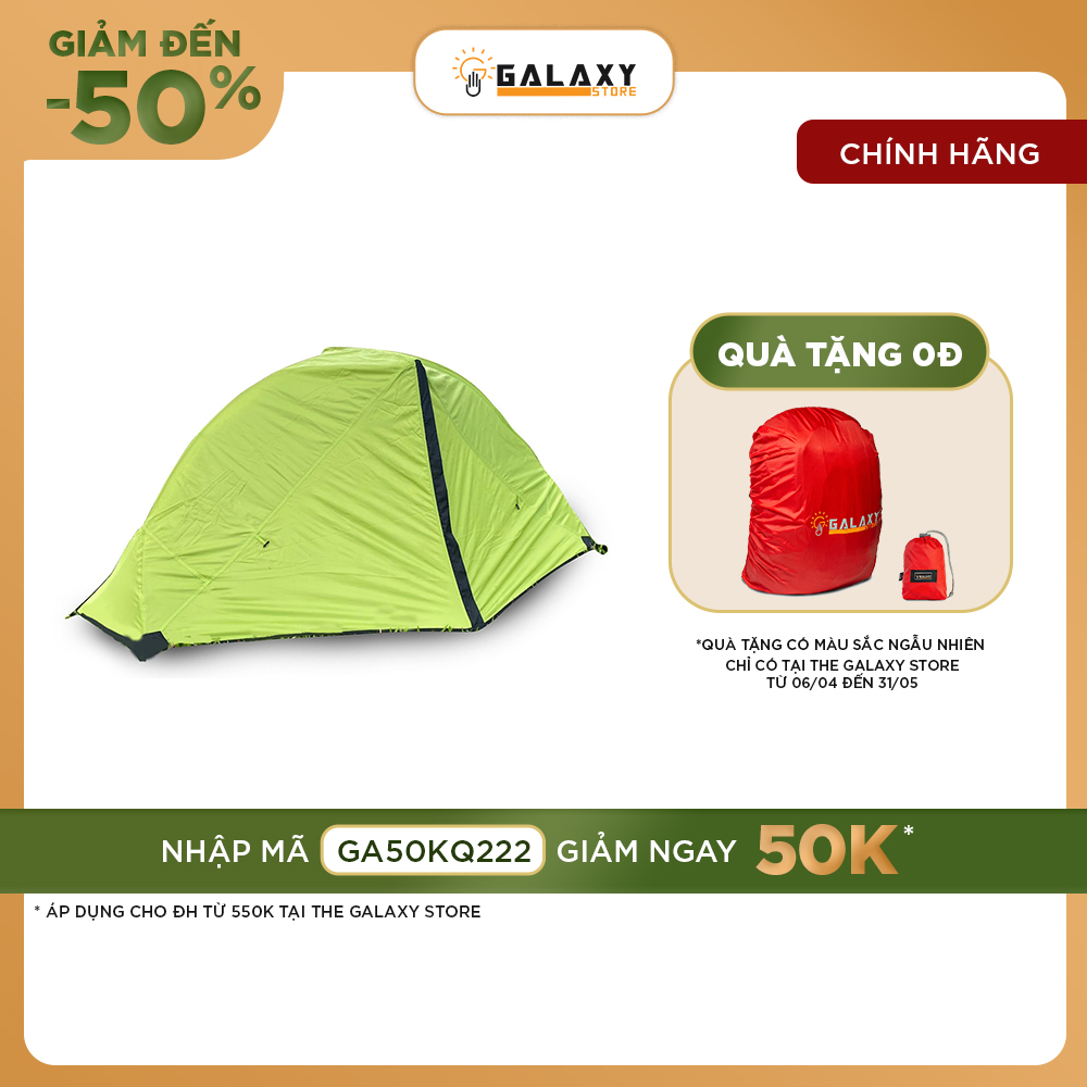 Lều Đơn Lều 1 Người Cắm Trại Dã Ngoại Gọn Nhẹ Chất Lượng Cao Galaxy Store GSL12 - Hàng Chính Hãng (Màu Ngẫu Nhiên)