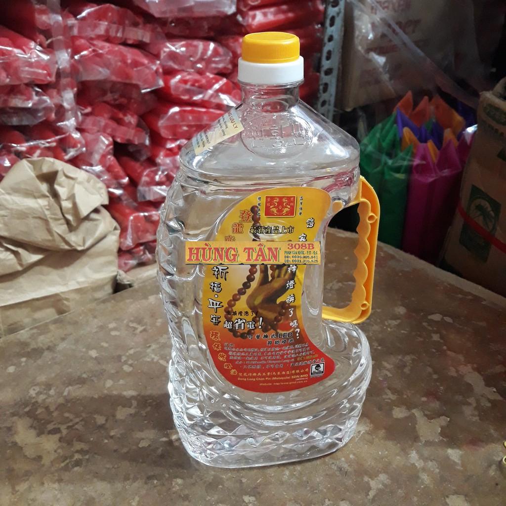 Một Thùng Dầu Cát Tường Lưu Ly Chai Lớn 2 Lít