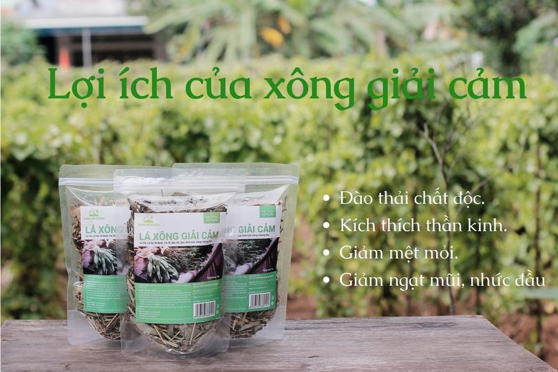 Lá xông thảo mộc giải cảm DATO, túi thảo dược xông hơi tăng sức đề kháng