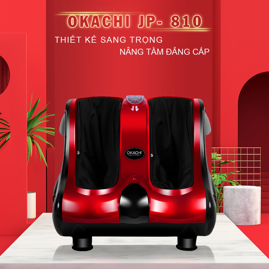 Máy massage chân hồng ngoại 3D OKACHI JP- 810 (4 motor)