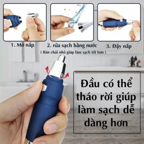 Máy tỉa lông mũi, máy cắt lông mũi lông tai LESCOLTON thế hệ mới tiện lợi an toàn