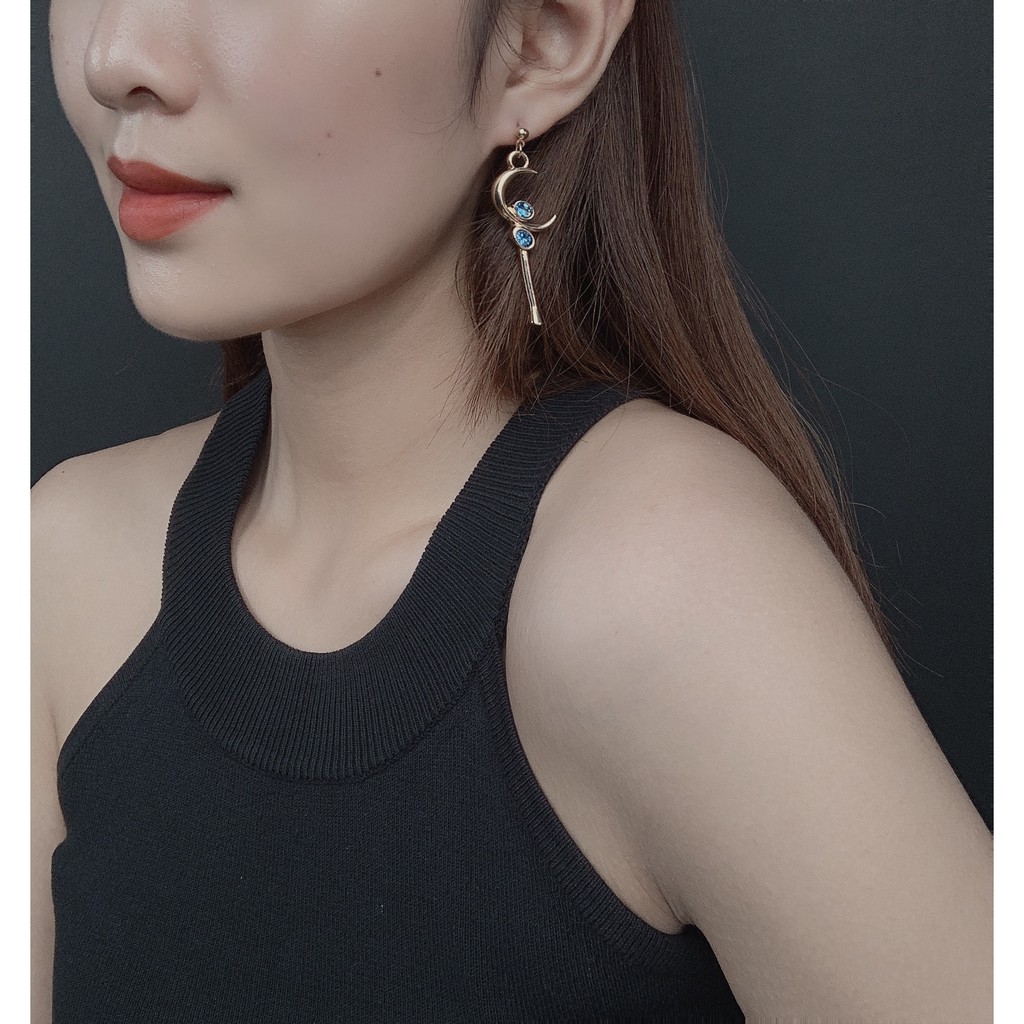 Khuyên tai Thủy Thủ Mặt Trăng mẫu 3