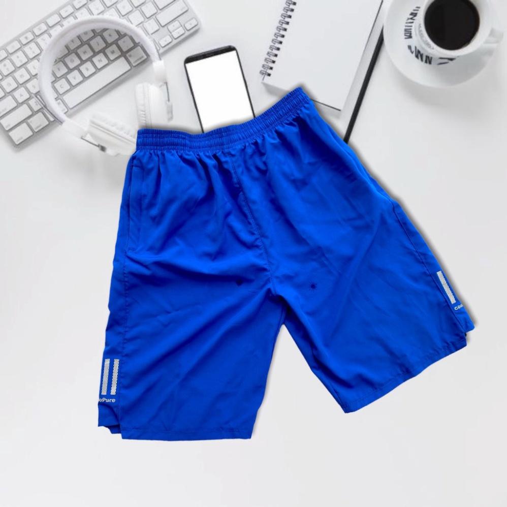 Quần short nam, quần đùi nam thể thao chạy bộ tập gym chất thun poly dày dặn xuất xịn