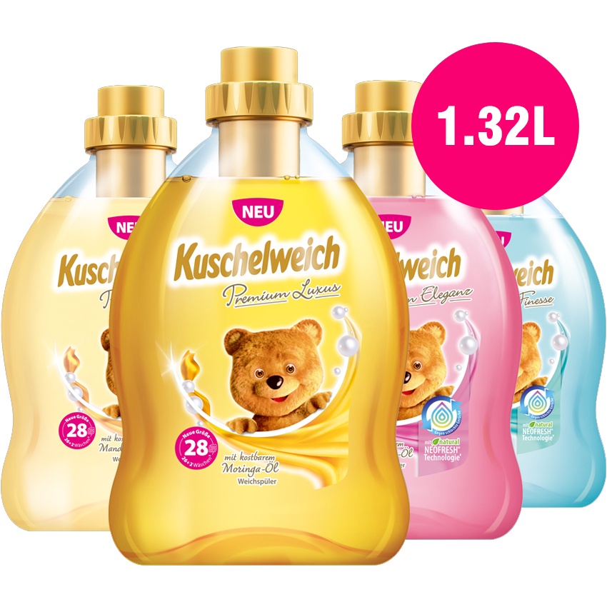 Combo 3 chai nước giặt giữ màu dịu nhẹ KUSCHELWEICH 750ml