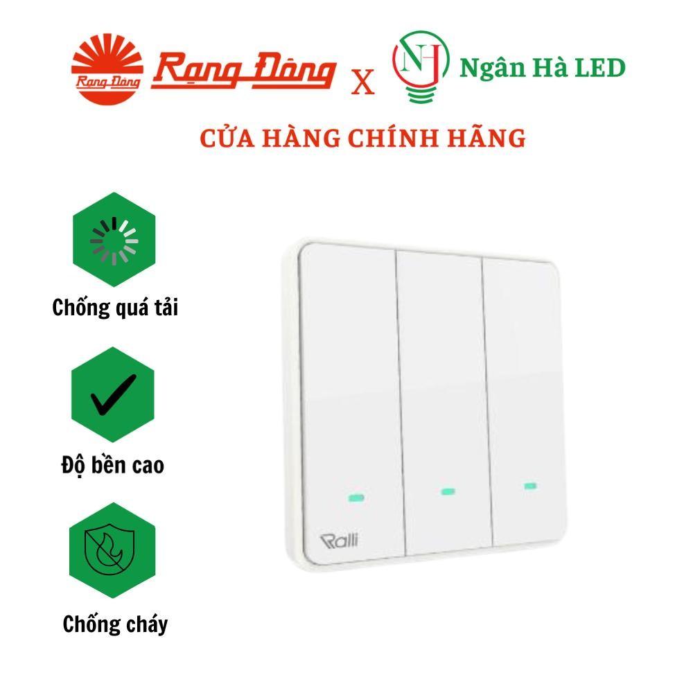 Công tắc thông minh Rạng Đông điều khiển từ xa qua wifi Model CTC.WF