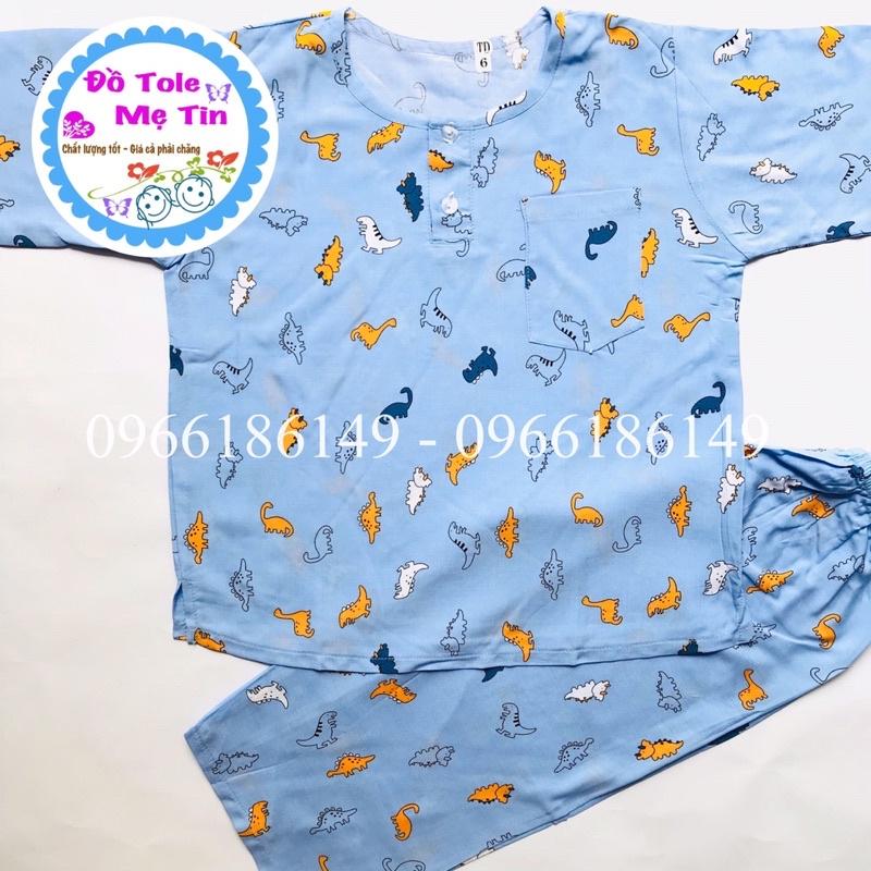 Đồ Tôn(lanh) dài size 6(15-17kg) bé trai - ib shop gửi màu còn