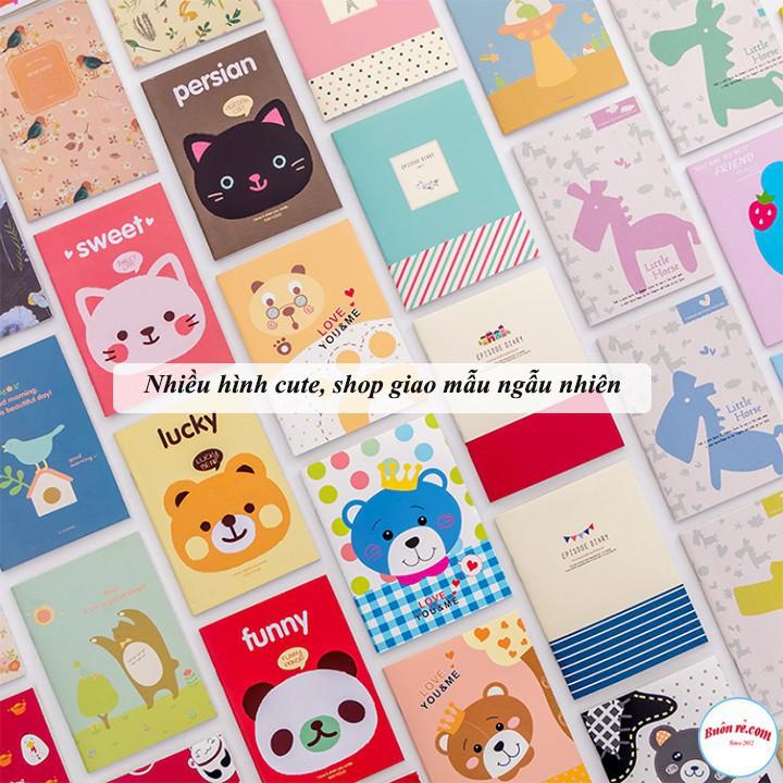 Combo 10 Sổ Tay Ghi Chép Mini Cute Hàn Quốc Nhỏ Gọn Tiện Dụng 00642