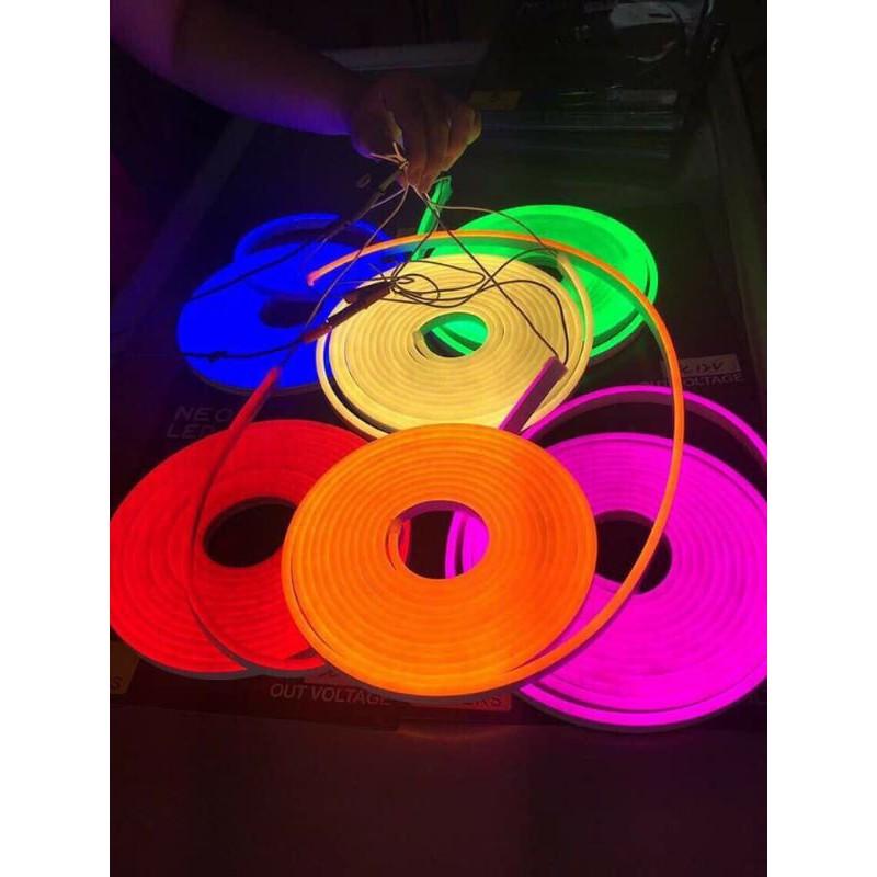 Led neon flexible strip light 5m 12V cao cấp