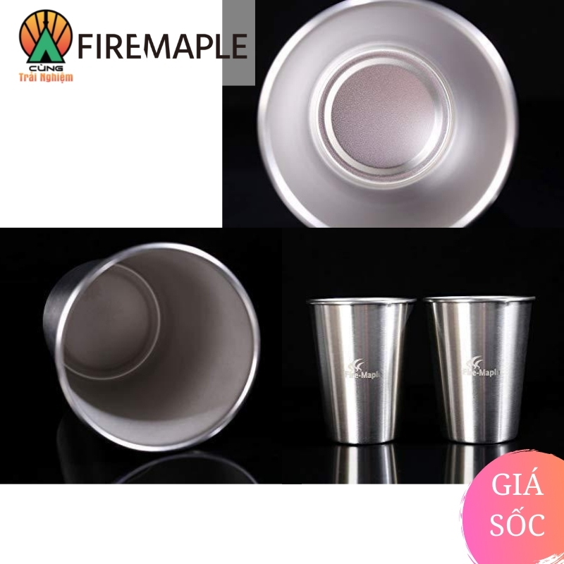 COMBO 2 Cốc Fire Maple Chuyên dụng cho đồ uống lạnh, bia FMP Cup01 Gọn Nhẹ dành cho Dã Ngoại, Cắm Trại