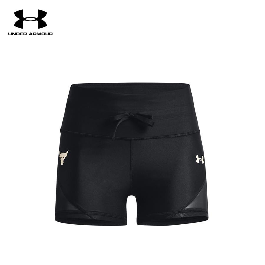 Quần ngắn biker thể thao nữ Under Armour Project Rock DC - 1361074-001