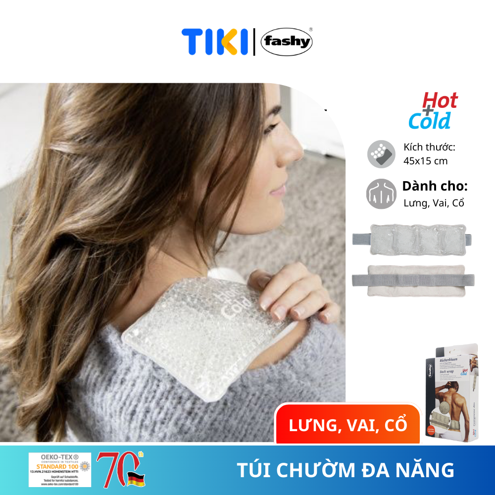 Túi chườm nóng lạnh Fashy Germany - massage lưng vai cổ