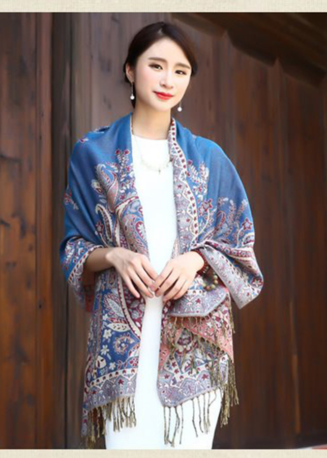 Khăn Pashmina Thổ Cẩm – PTC914