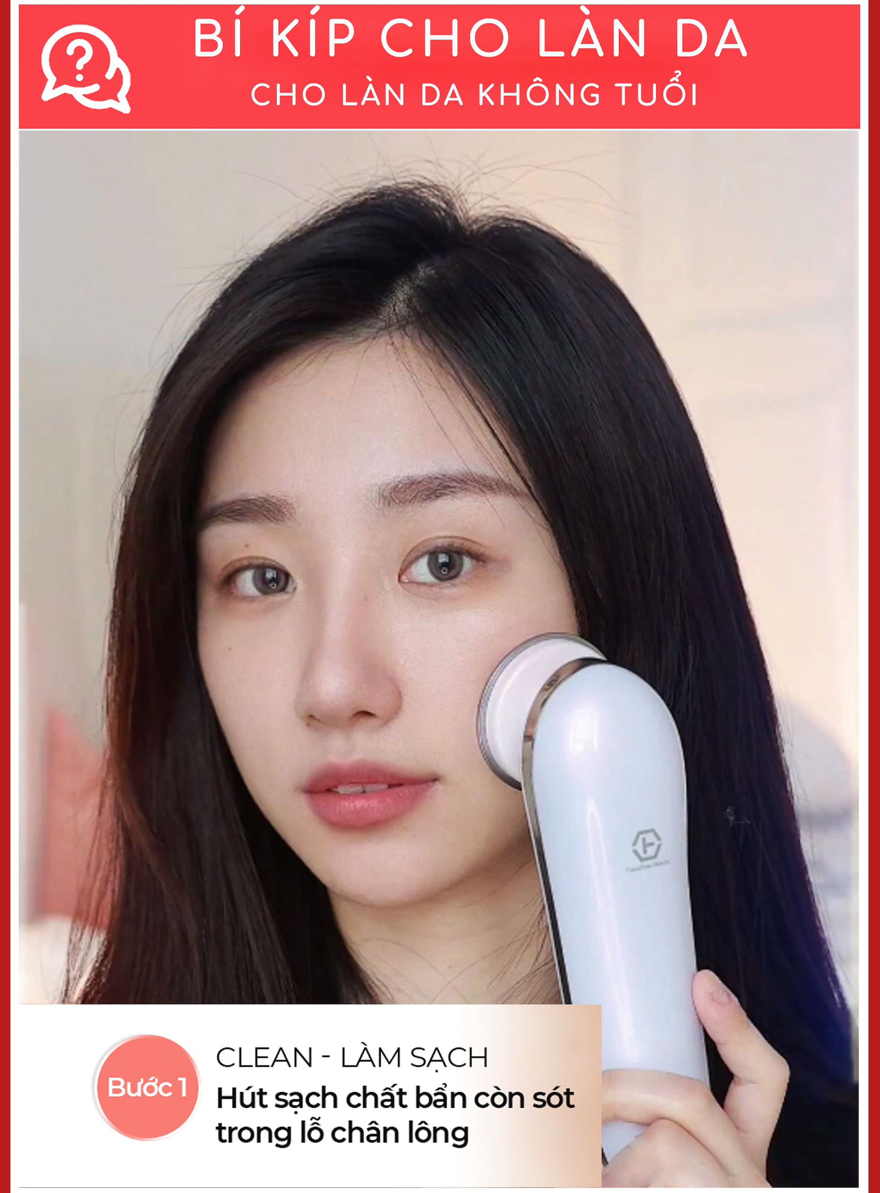 Máy nâng cơ trẻ hoá da 9 in 1 công nghệ Nano Photon RF, EMS , Sóng siêu âm Nanotime BEAUTY F82E tặng mã giảm giá  Bảo Hành Chính Hãng