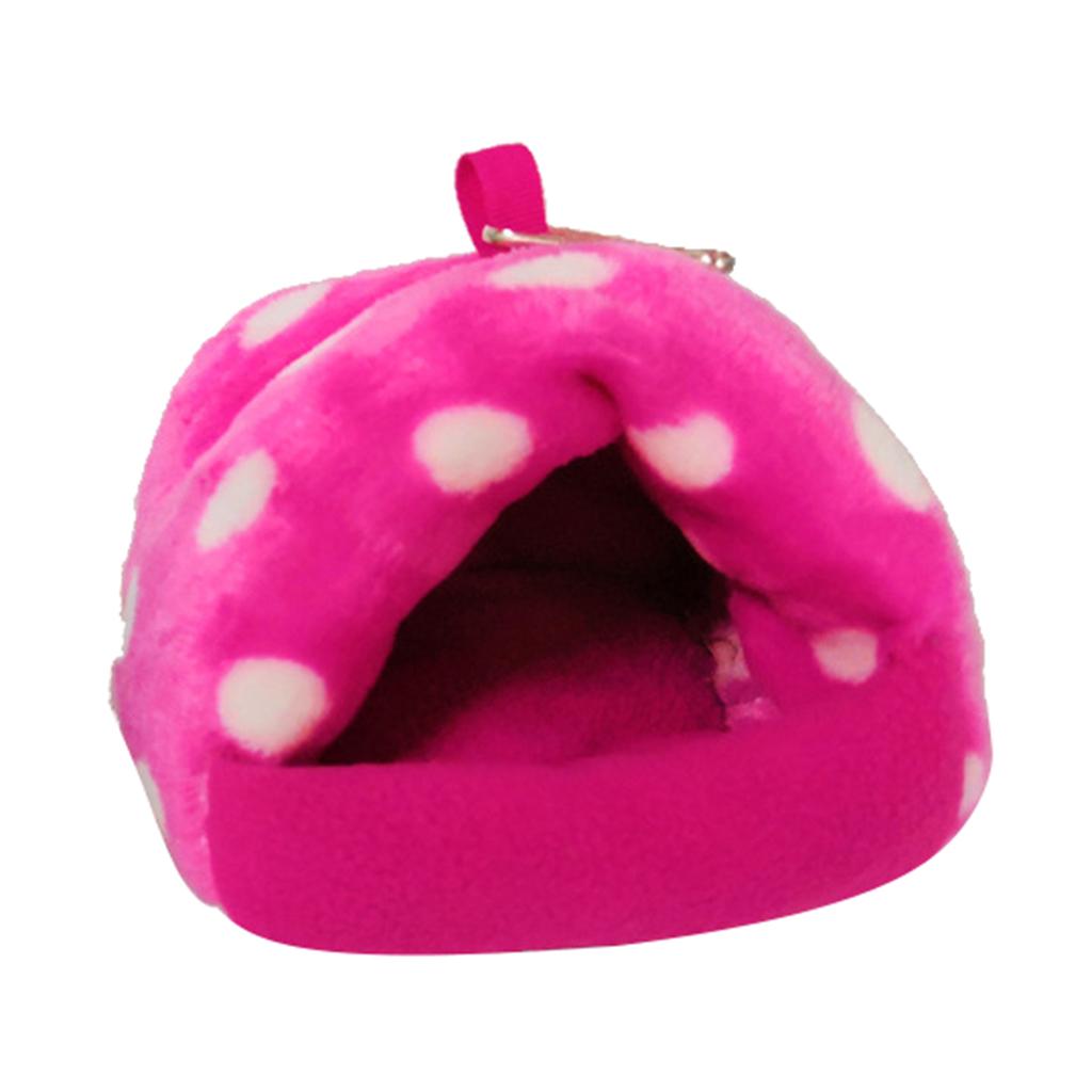 Hamster Plush Hammock Hanging Swing Bed Cave Pink