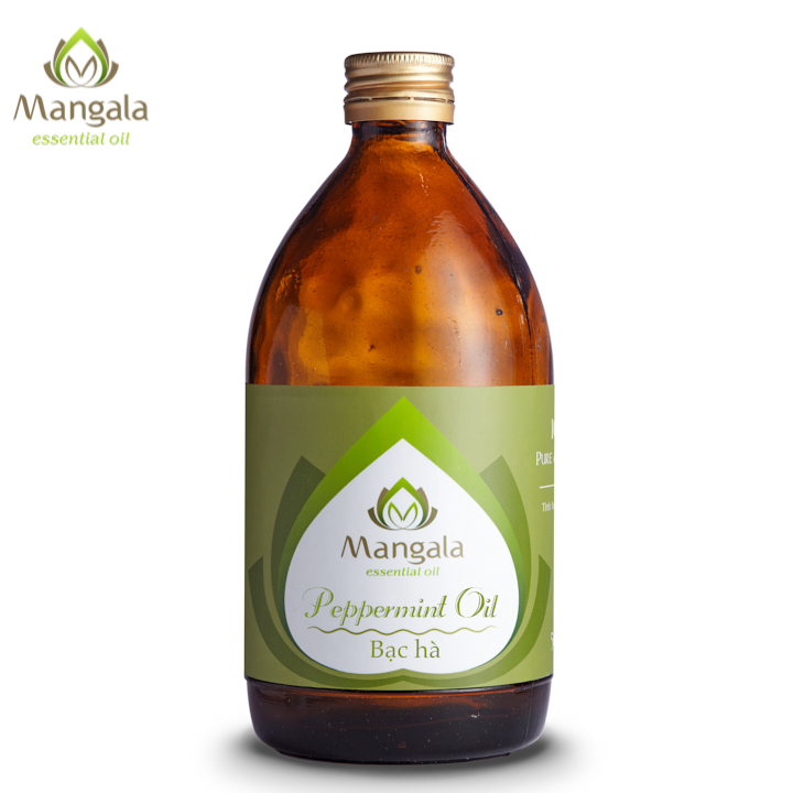 Tinh Dầu Bạc Hà Nguyên Chất - 500ml - Tinh Dầu Thiên Nhiên Cao Cấp Mangala
