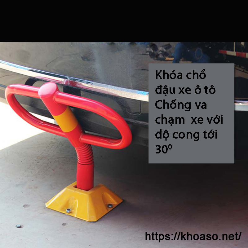 Khóa cọc giữ chỗ đậu xe ô tô