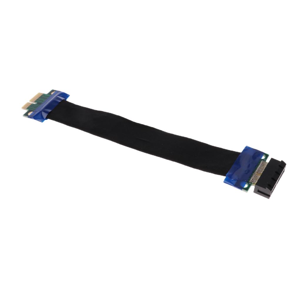Adapter Cable PCI-E Express 4X & 1X Riser Card Flexible Cord Ribbon Cables