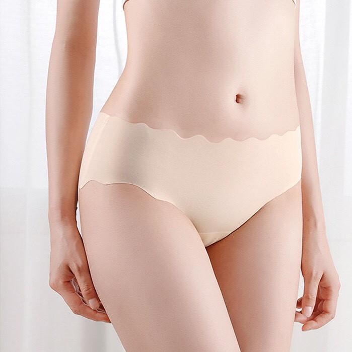 Quần chip lót nữ đúc su lượn sóng cạp cao không đường may thun lạnh sexy gợi cảm rẻ đẹp Yly282