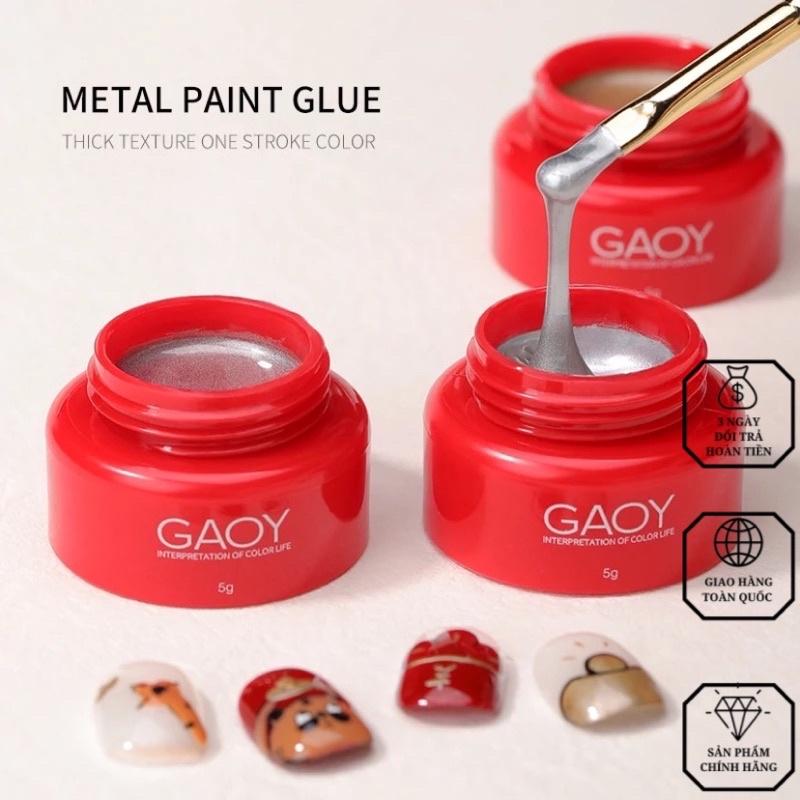 Gel nhũ viền siêu sáng,hũ 5g,vẽ móng,trang trí nail,phụ kiện nail