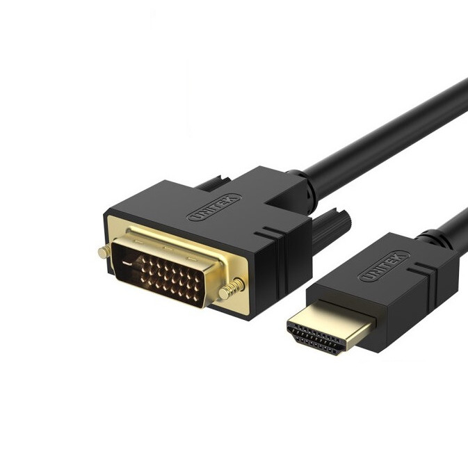 Cáp chuyển đổi HDMI to DVI 24+1 dài 1.5m Unitek Y-C217 - Hàng Nhập Khẩu