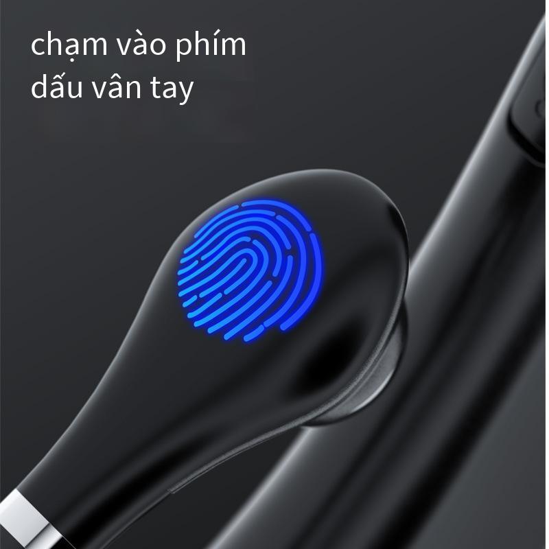 Tai nghe bluetooth không dây không nhét trong tai thuận lợi nhất treo dẫn truyền xương tai điều khiển một tai dài ở chế độ chờ treo tai chế độ riêng tư trả lời điện thoại