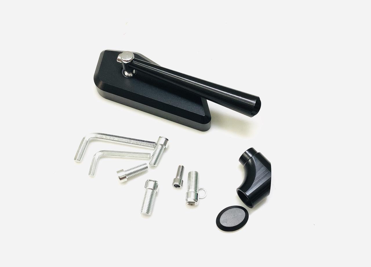 Kiếng chiếu hậu 744 màu bạc dành cho xe máy