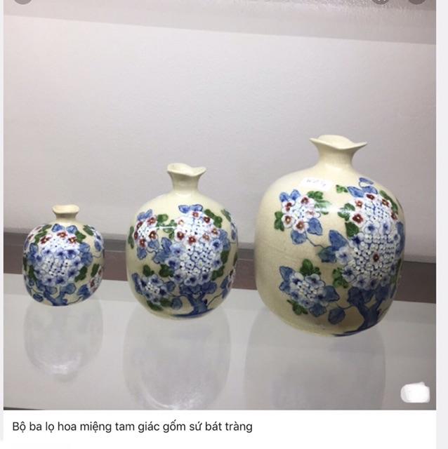 BỘ VÒ MEN RẠN VẼ CẨM TÚ CẦU