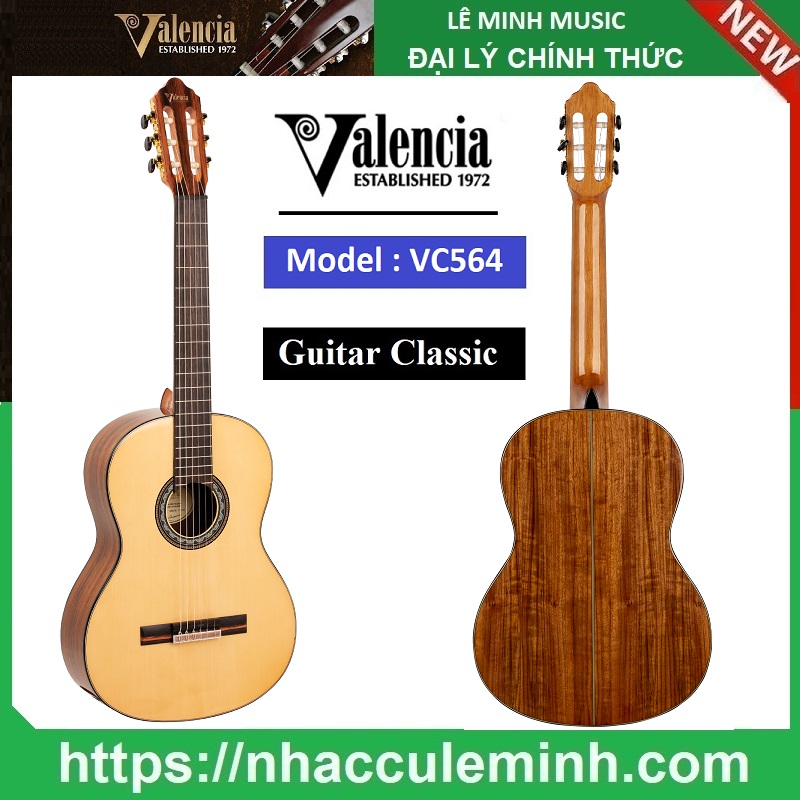 Đàn Guitar Classic Valencia VC564 T