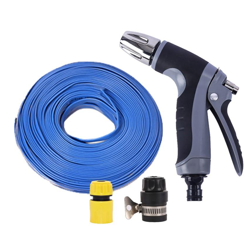 Bộ dây và vòi xịt tăng áp rửa xe tưới cây