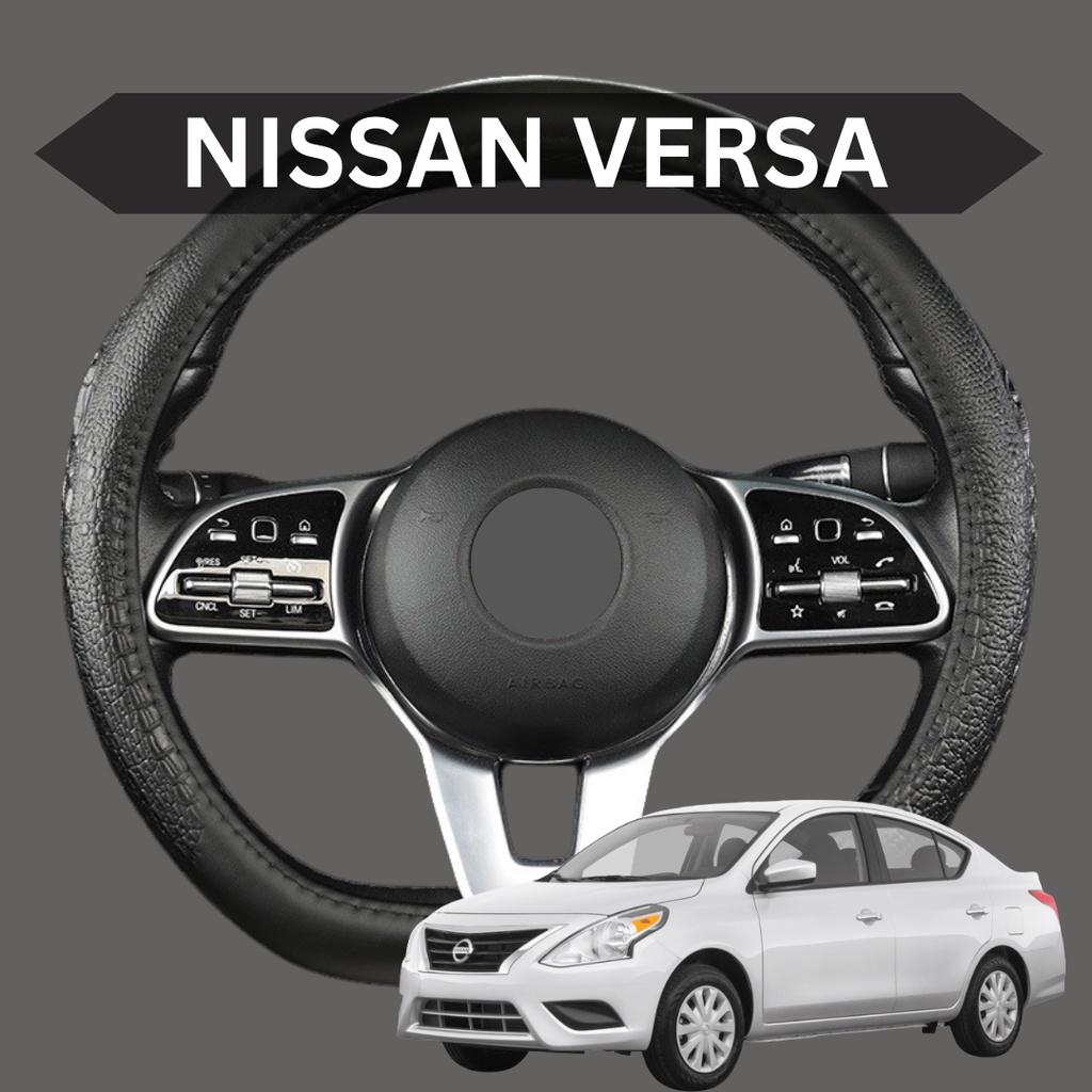 Bọc Vô Lăng ô tô NISSAN VERSA | Da Thật Khâu Tay Cao Cấp - Mã BLAGO