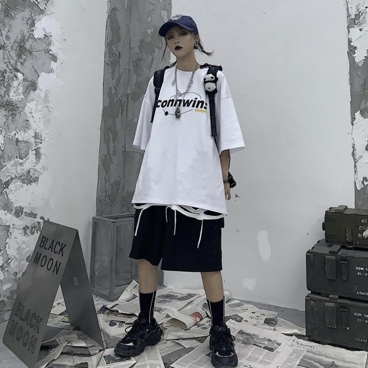 Áo thun tay lỡ form rộng Unisex ATL105 - giao màu ngẫu nhiên