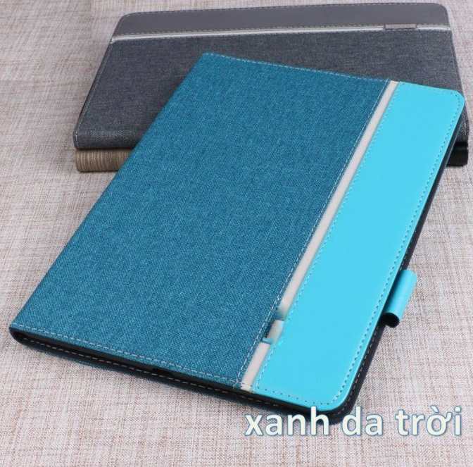 Bao da bọc vải jean cao cấp cho iPad Gen 7 / Gen 8 / Gen 9