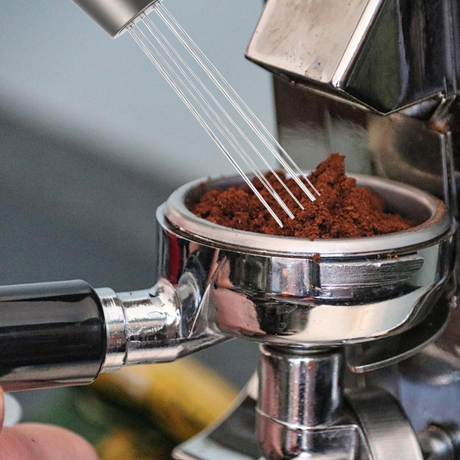 2 Pieces Needle Style Coffee Tamper Espresso Stirrer Stirring Home Hotel Bar