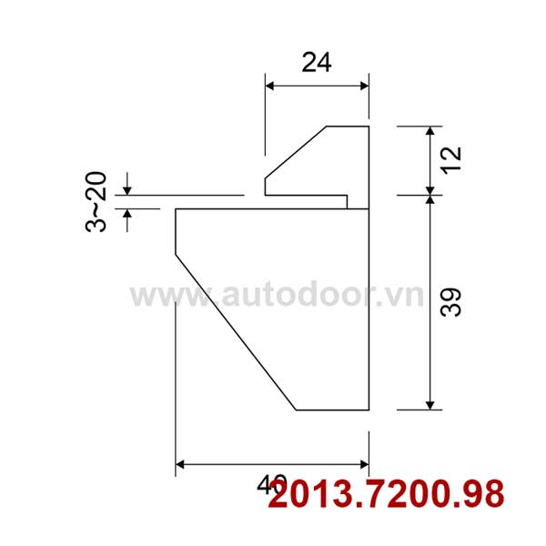 Combo 10 Kẹp đợt kính 2013.7200.84
