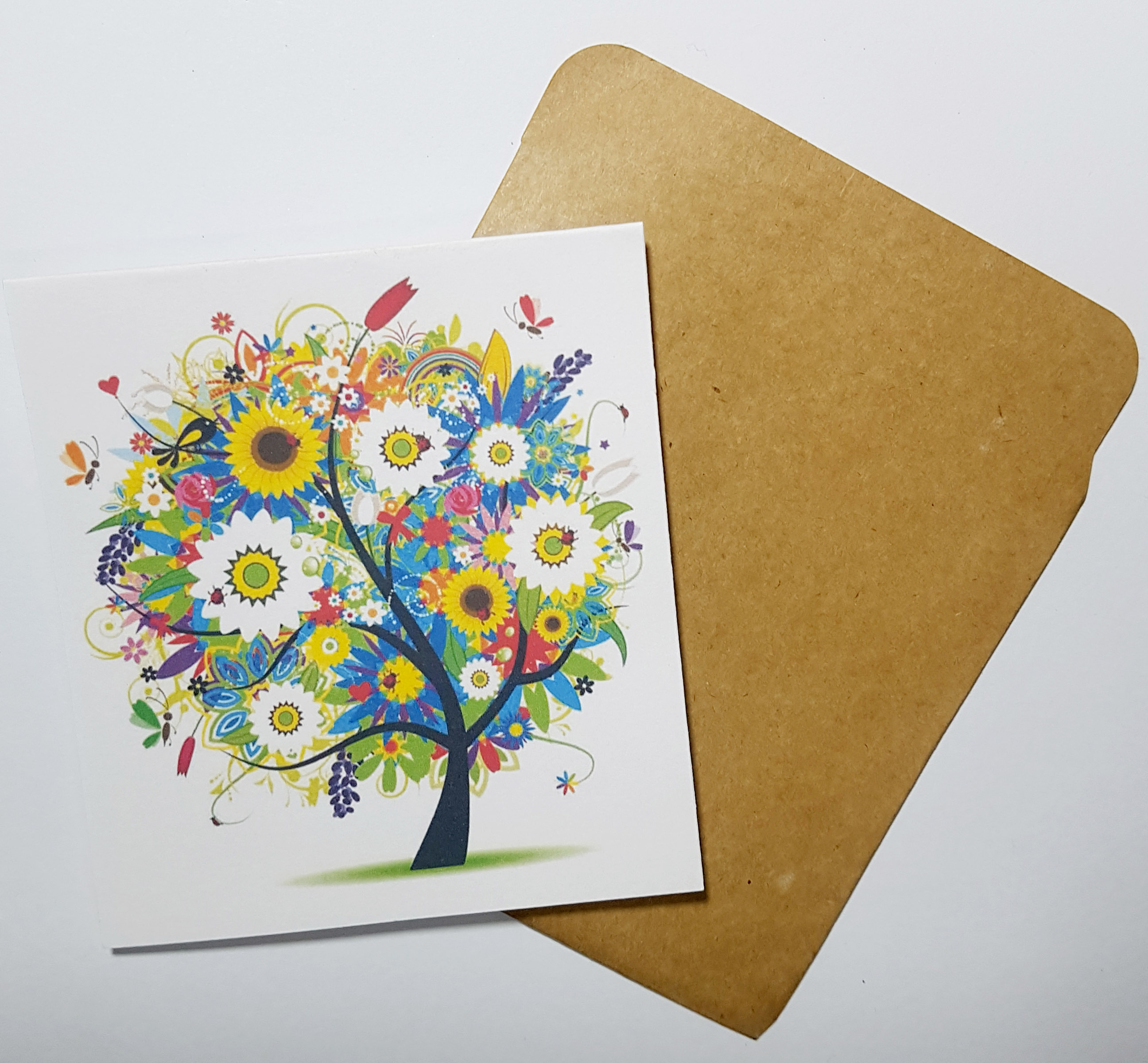 Thiệp in hình cây phong cách làm card quà cám ơn ,chúc mừng sinh nhật và giử tặng người thân yêu.