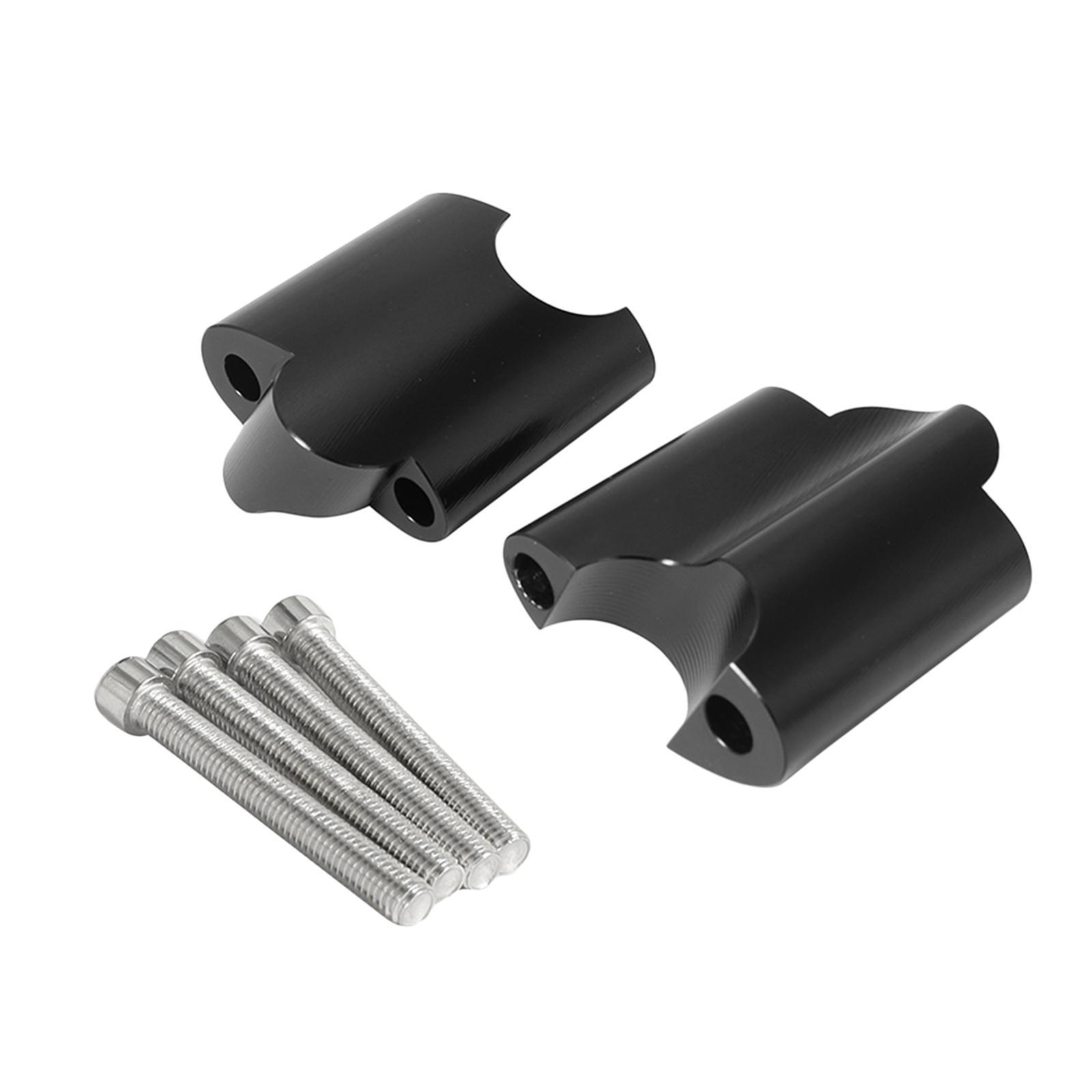 Handlebar Riser Mount Clamp XL 1200X Black