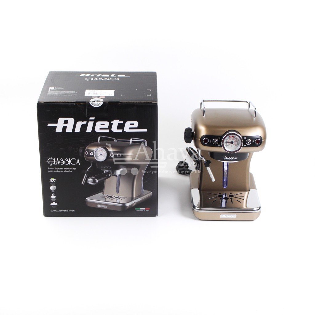 Máy pha cà phê Ariete Espresso Mod 1389 cổ điển 0.9l - Italia - Hàng Chính Hãng