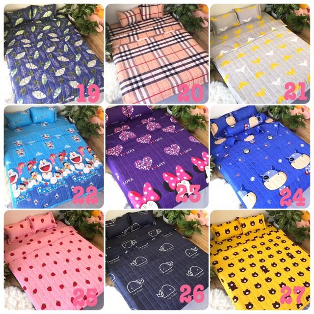 Set ga gối poly 1m8 mẫu cung hoàng đạo