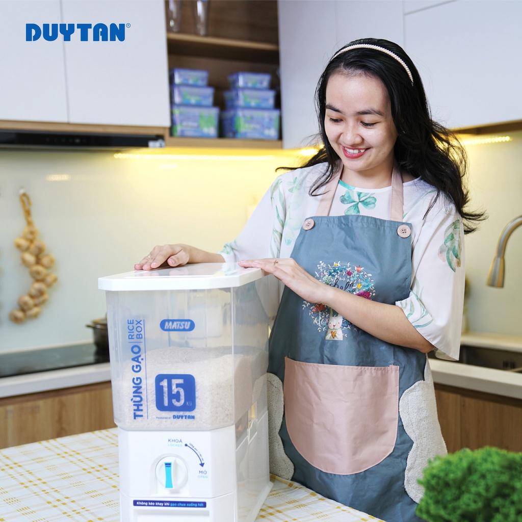 Thùng Đựng Gạo Thông Minh, Hộp Đựng Gạo Cao Cấp Nhựa Duy Tân 15kg/25Kg