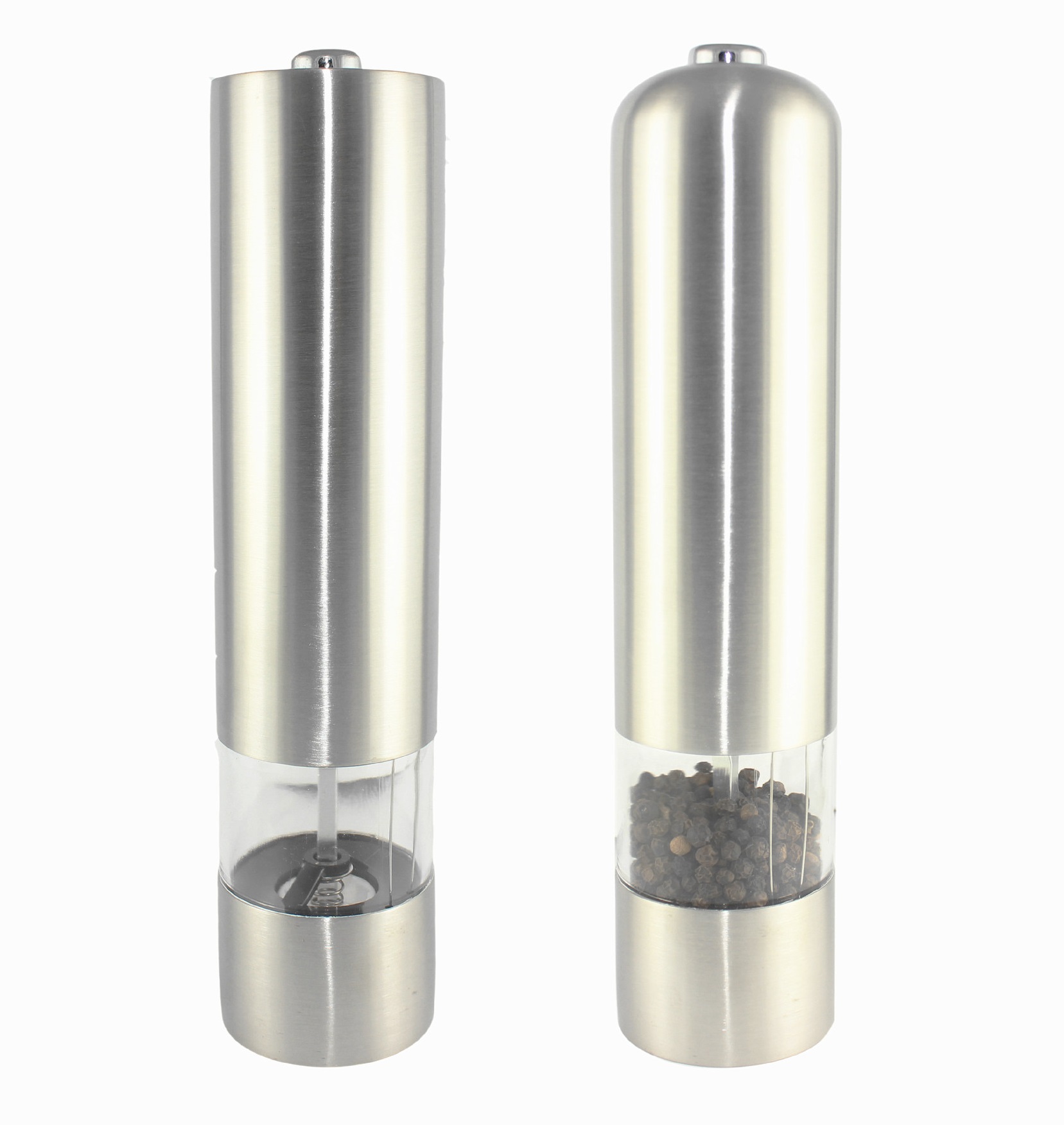 Dụng cụ xay tiêu inox bằng tay đầu tròn (có sử dụng pin ) tiện dụng cách sử dụng đơn giản, nhỏ gọn