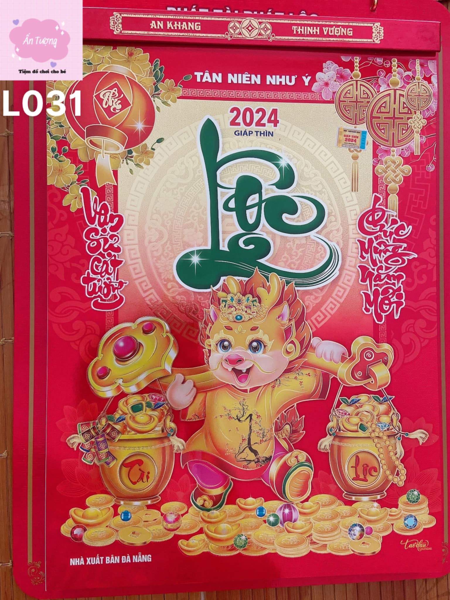 Bộ lịch Giáp Thìn 2024 - Lịch Bloc Cực Đại - chủ đề " Phong Cảnh Việt Nam" - L031