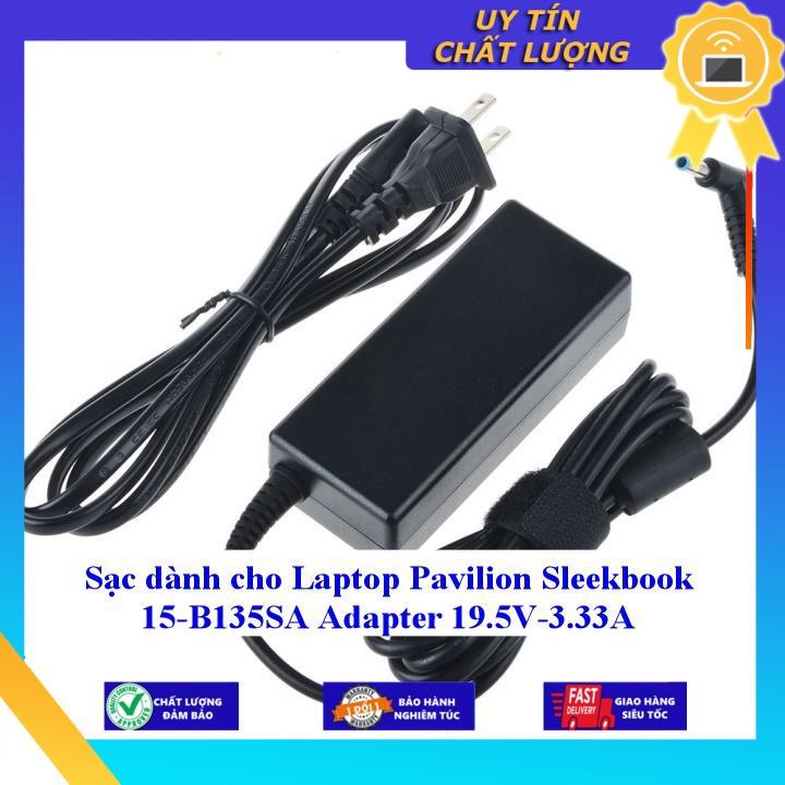 Sạc dùng cho Laptop Pavilion Sleekbook 15-B135SA Adapter 19.5V-3.33A - Hàng Nhập Khẩu New Seal