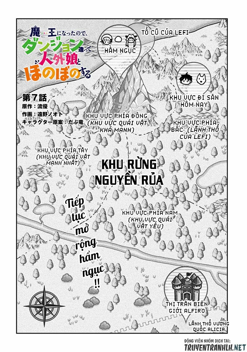 maou ni natte node, dungeon tsukutte jingai musume to honobono suru chapter 7.1 2