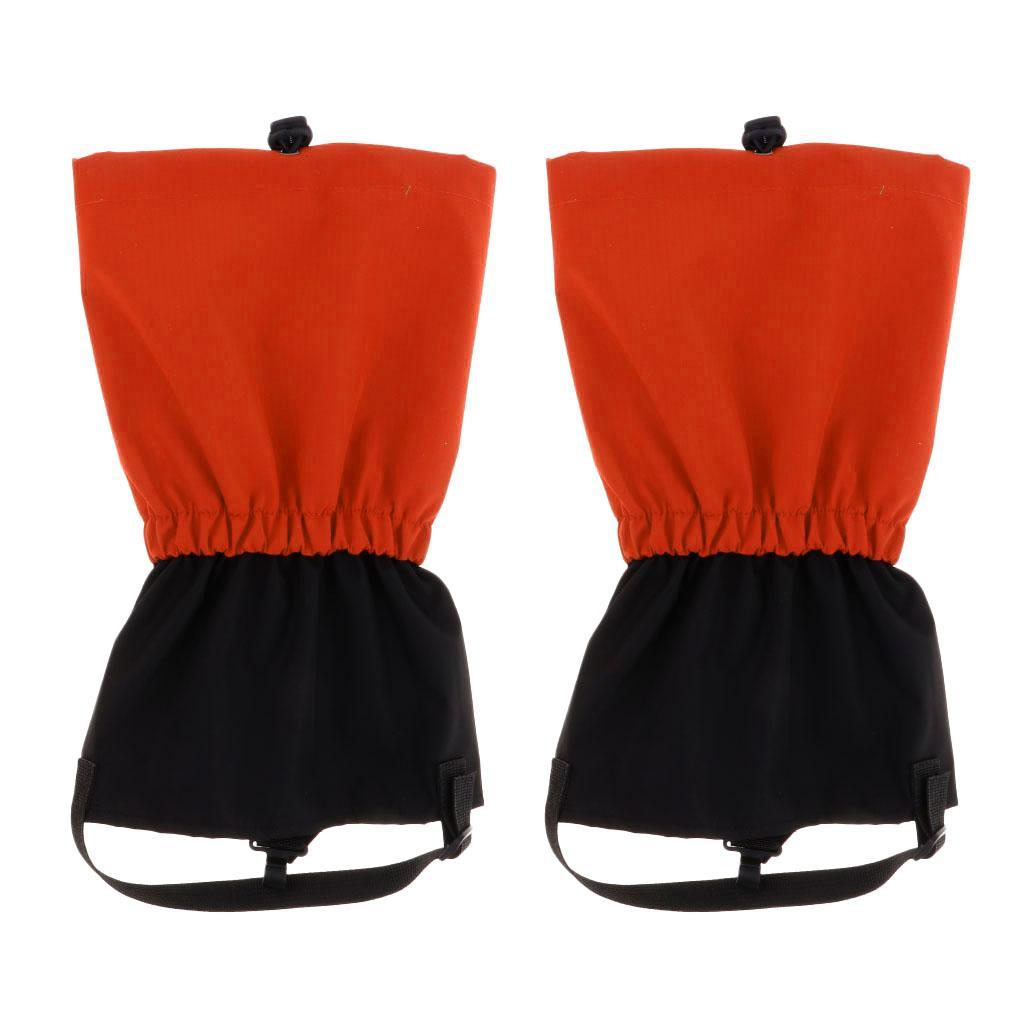 Outdoor Snow Waterproof Snow Boot Walking High Leg Cover Orange