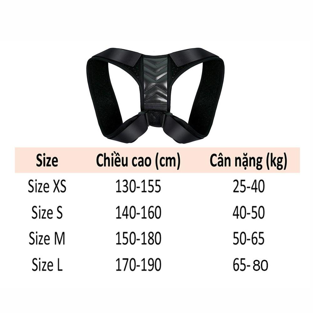 Đai chống gù lưng nam nữ Posture corrector điều chỉnh tư thế kèm Deal sôc băng cổ tay 0 đồng SPORTY BC16