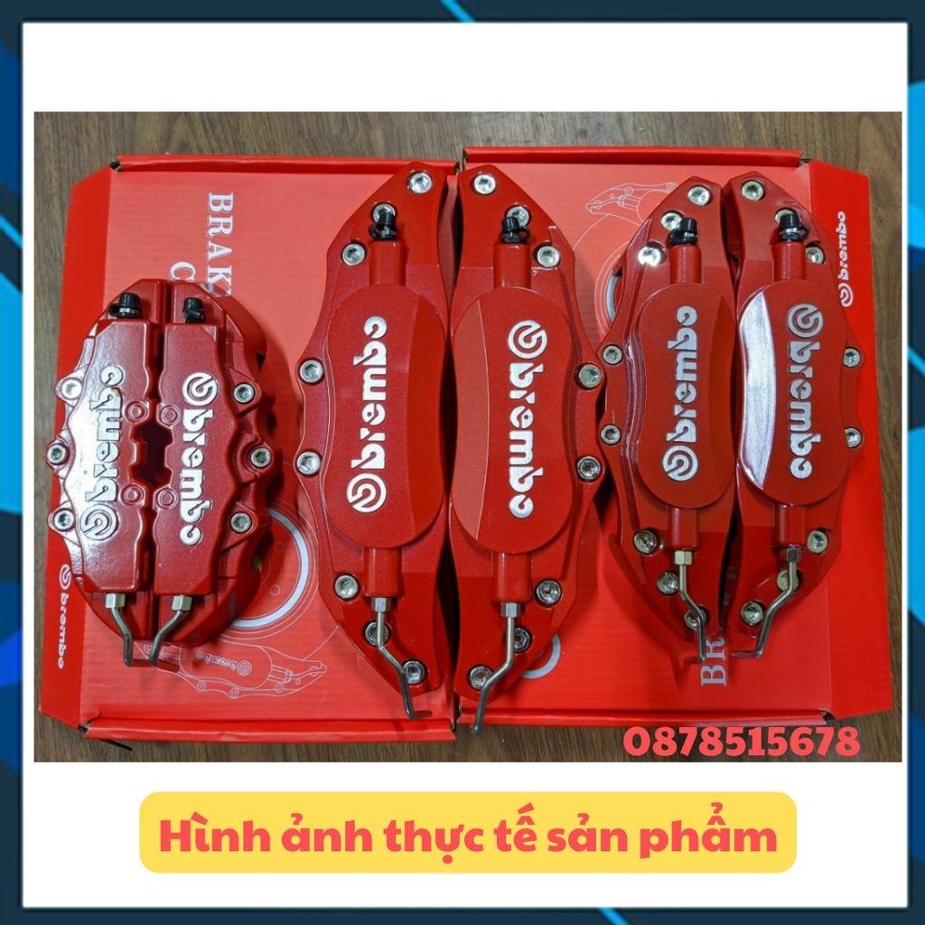 Bộ 2 ốp độ má phanh đĩa Brembo KIM LOẠI phong cách thể thao và đẳng cấp cho ô tô xe hơi (ĐỦ SIZE 14-15, 16-17, 18-19