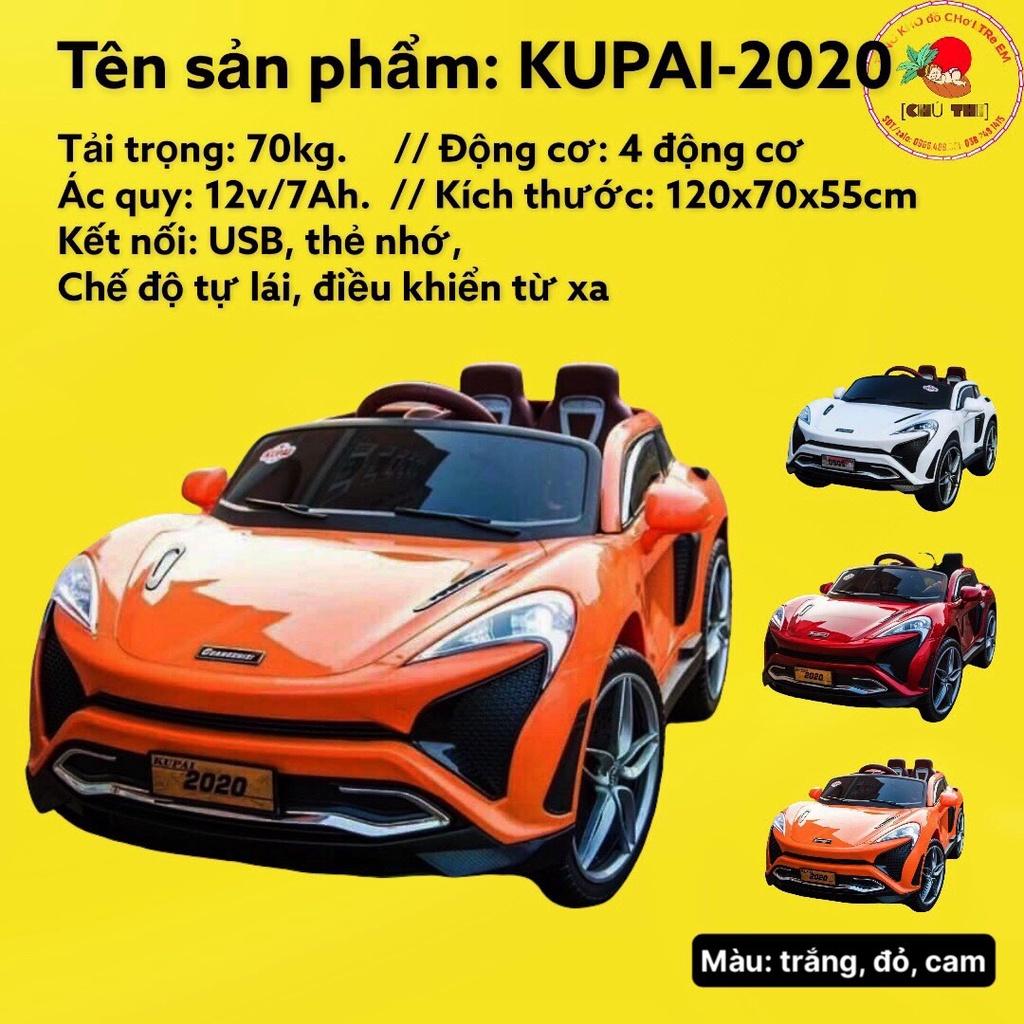 Xe ô tô điện trẻ em 4 động cơ mã Kupai 2020