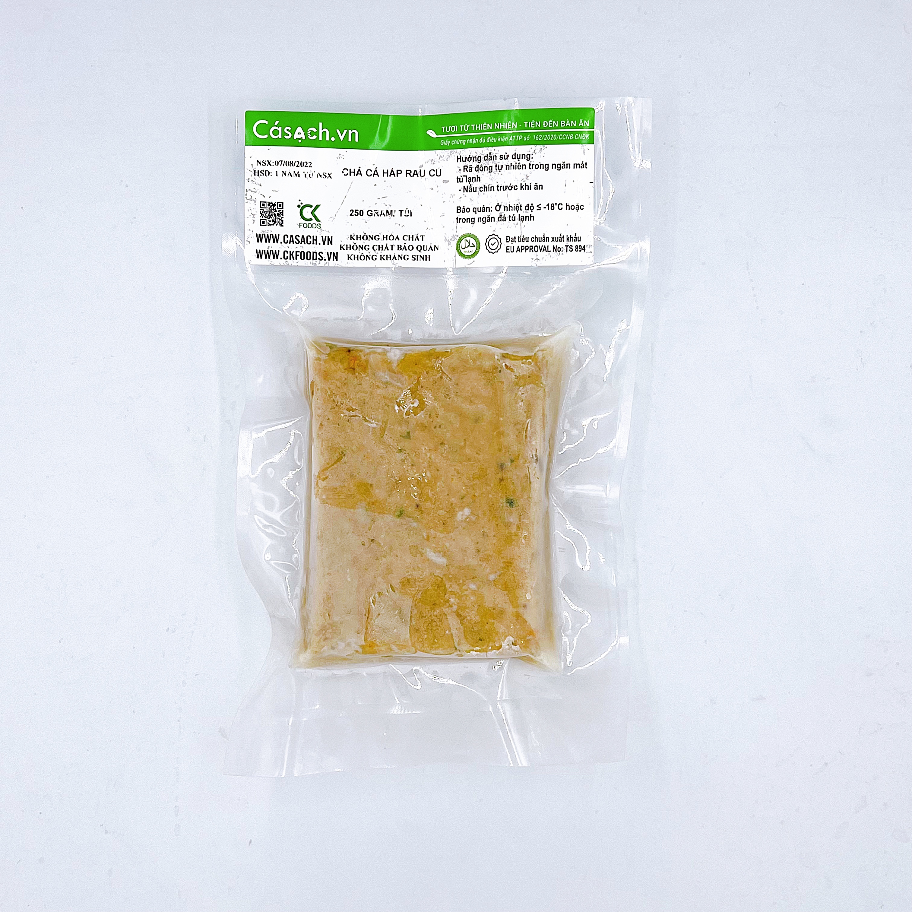 Chả cá hấp rau củ - CKFoods - 250 g